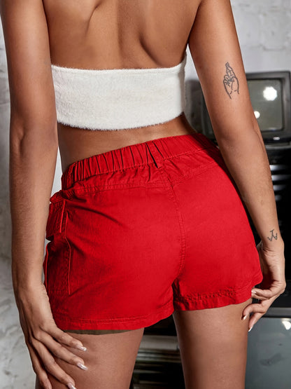 Lässige Cargo-Shorts mit Elastischem Bund – Bequem und Funktional