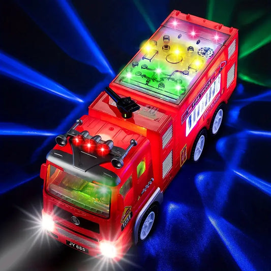 Flash Leuchtende Feuerwehrauto – Abenteuerliches Spielzeug für Kinder