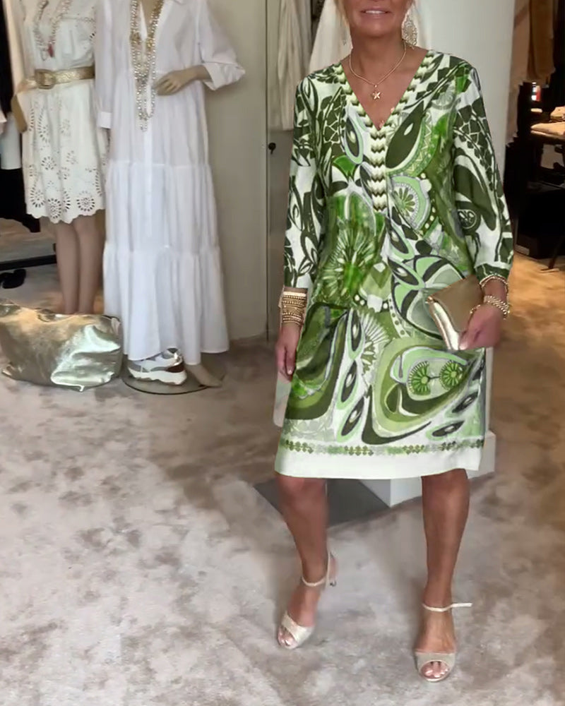 Vintage Vibe Kleid – Elegant und bequem für jede Gelegenheit