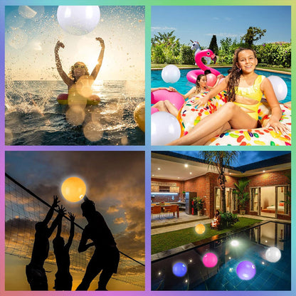 LED-Aufblasbare Leuchtbälle für Pool und Garten