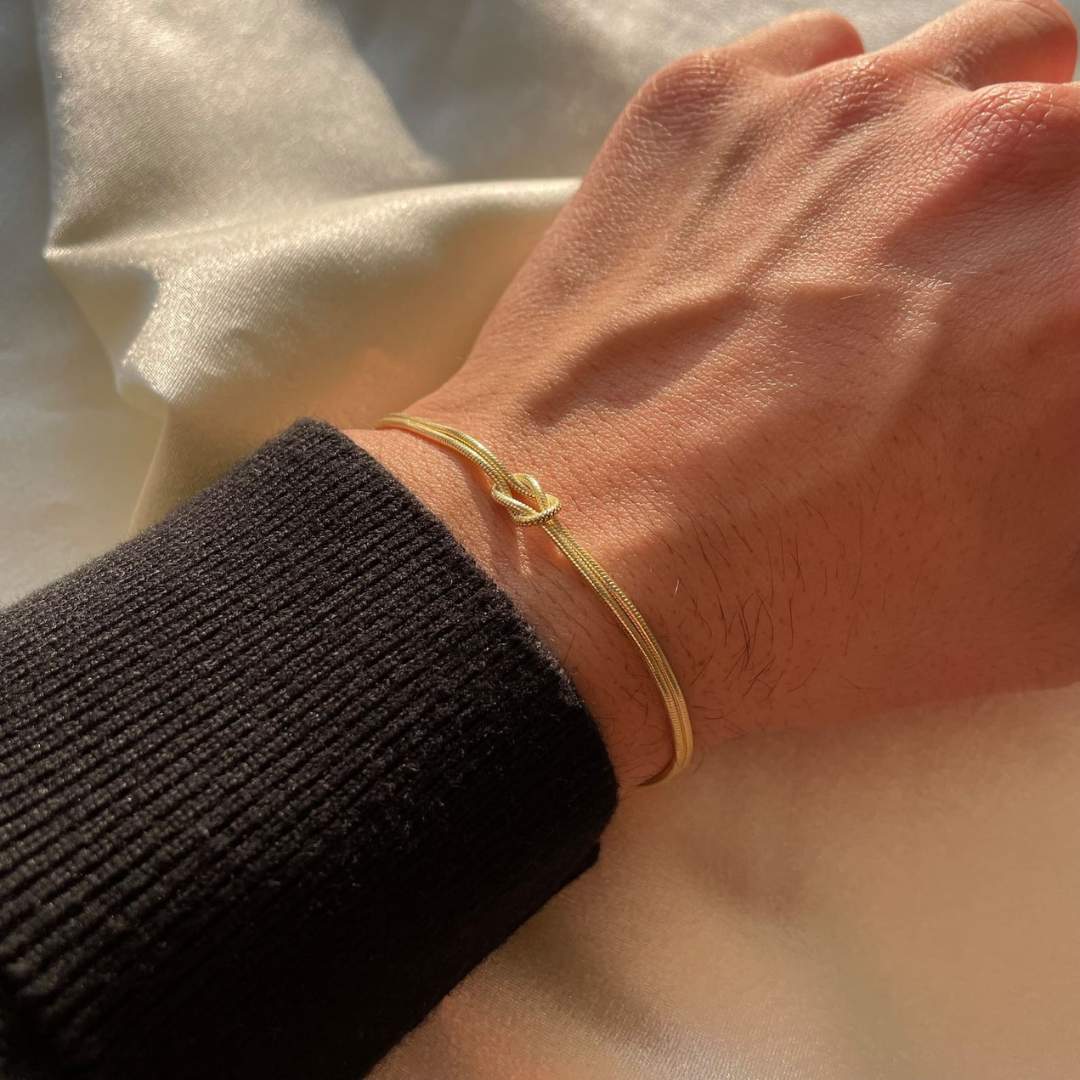 Elegante Knotenarmband – Subtil und Raffiniert