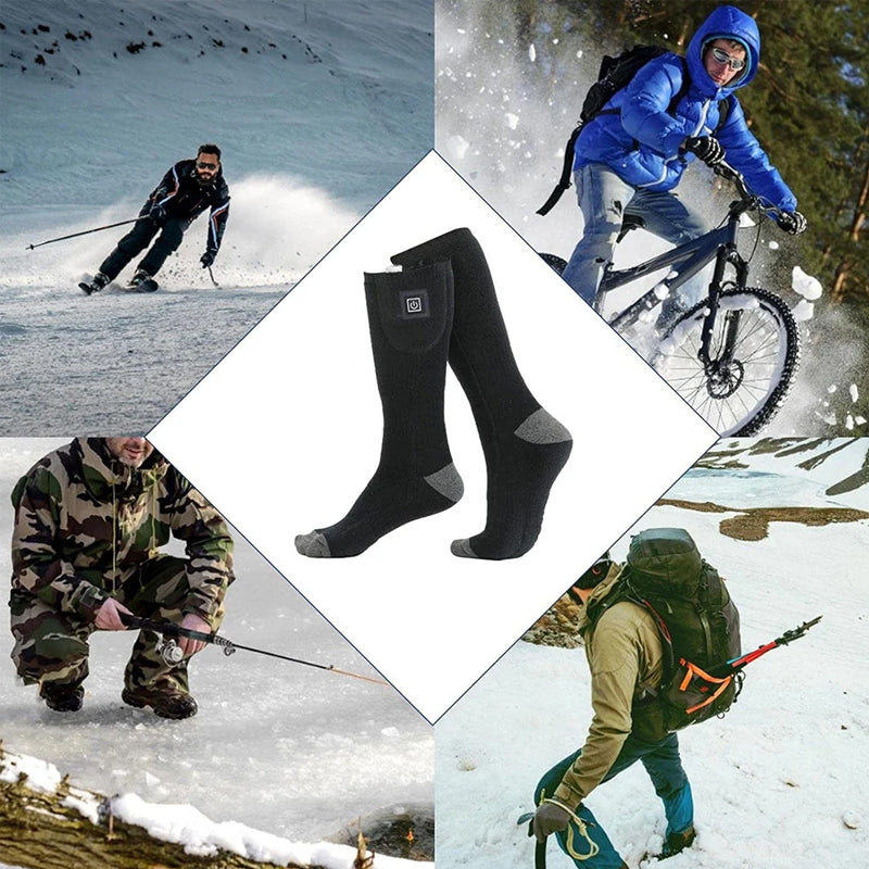 ThermoGlow Aufladbare Heizsocken – Warm und Bequem