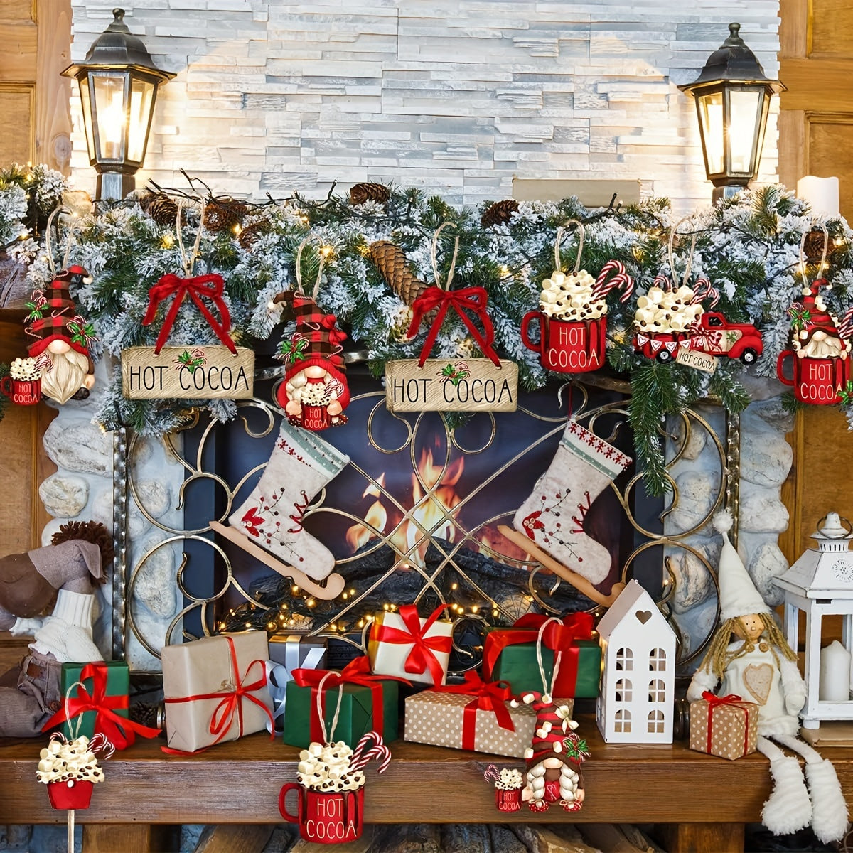 Festive Glow Dekorationsset – Für eine Gemütliche Weihnachtsatmosphäre