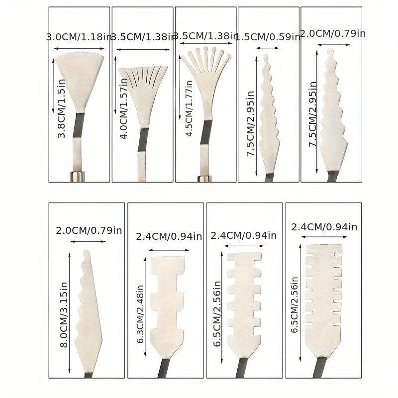 MasterBlend Malmesser Set – Präzision und Kreativität für Ölmalerei