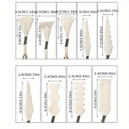 MasterBlend Malmesser Set – Präzision und Kreativität für Ölmalerei