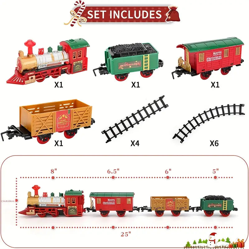 Merry Express Festliche Eisenbahnset – Magisches Spielzeug für Abenteurer