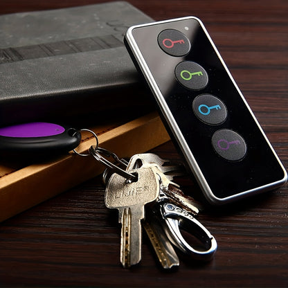 Schlüsselfinder mit 4 Empfängern – LED-Taschenlampe & tragbares Design
