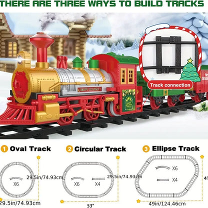 Merry Express Festliche Eisenbahnset – Magisches Spielzeug für Abenteurer