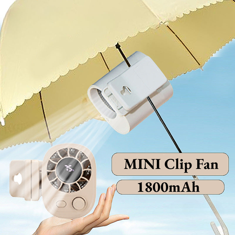 BreezeClip Mini Ventilator – Leistungsstarke Kühlung, Überall und Immer