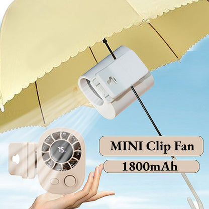 BreezeClip Mini Ventilator – Leistungsstarke Kühlung, Überall und Immer