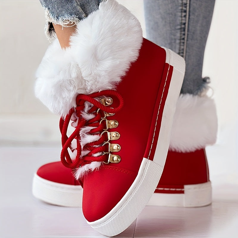 Ember Fluffy Boots – Für winterliche Wärme und Komfort