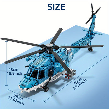 Detailliertes Hubschrauber-Bauset – Technisch und Realistisch