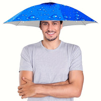 Regentropfen Blau