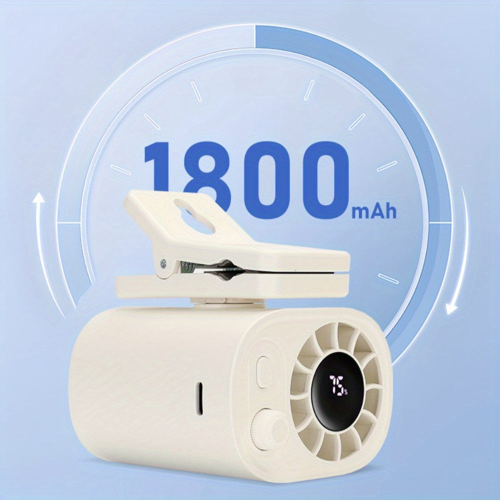 BreezeClip Mini Ventilator – Leistungsstarke Kühlung, Überall und Immer