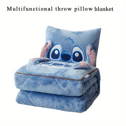 Stitch Kissen-Decke in Einem – Für Komfort und Gemütlichkeit in Einem