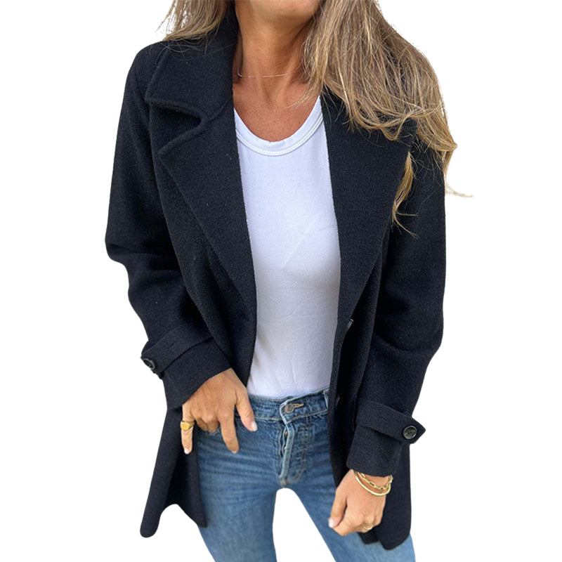ClassicCozy Damenmantel – Zeitlose Eleganz trifft auf Komfort