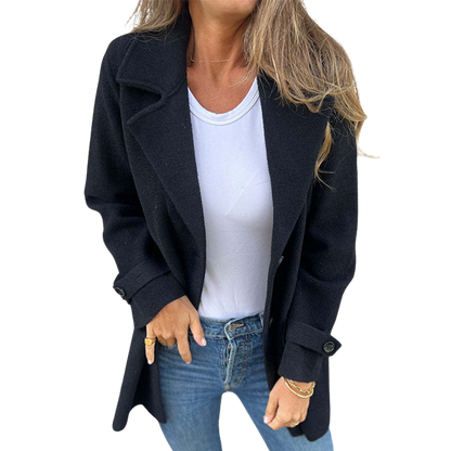 ClassicCozy Damenmantel – Zeitlose Eleganz trifft auf Komfort