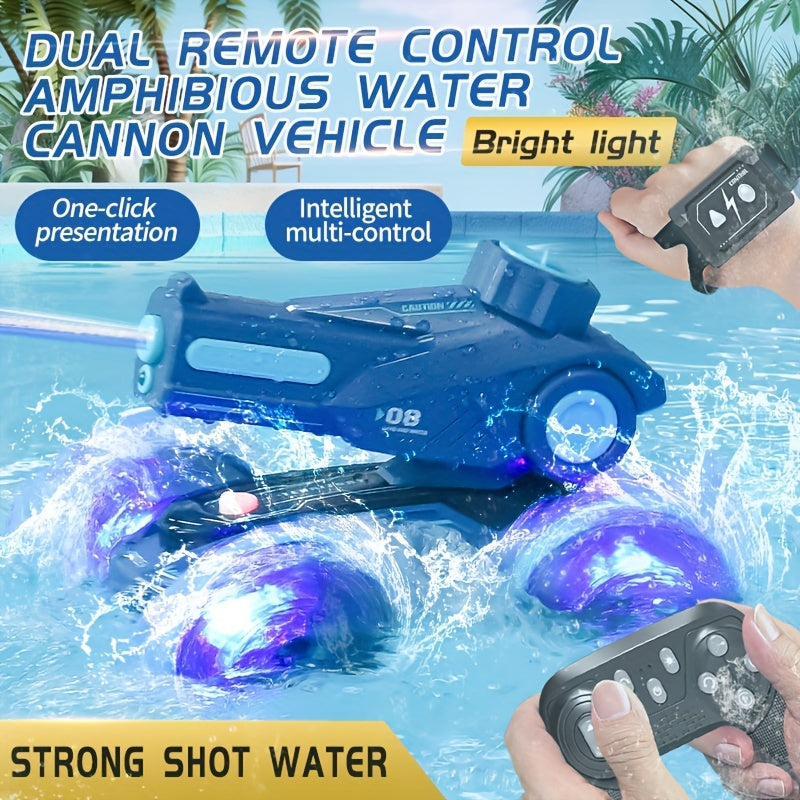 SplashRider Amphibischer RC Wasserkanonen Truck – Spritziger Spielspaß
