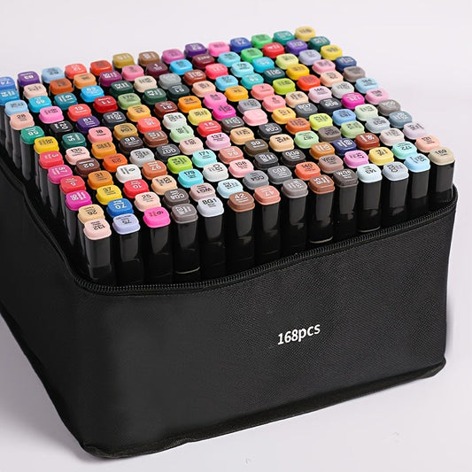 TouchHero 168 Farben Alkoholmarker Set – Professionell und Vielseitig