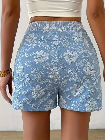 Elegante Jacquard-Shorts für Damen – Lässig und Modisch