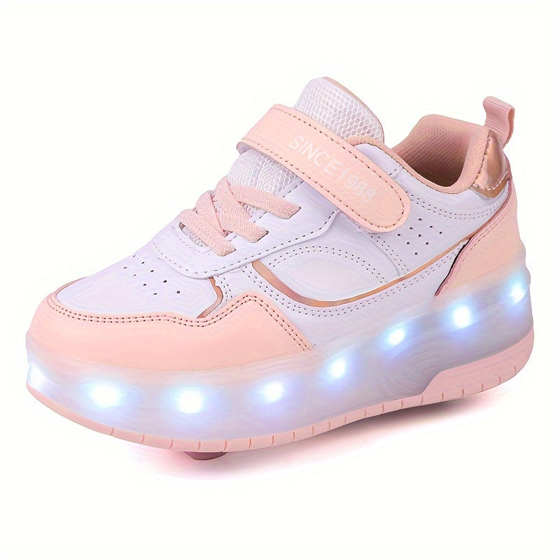 FlashRider Leuchtende Rollschuh-Sneakers – Für Kinder mit Lichterspektakel