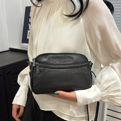Klassisch Schicke Leder Crossbody – Zeitlos und Funktional