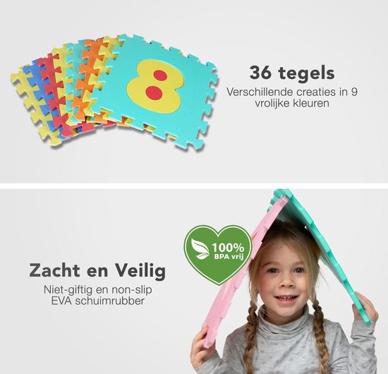 KidPuzzle - XL Nummer & Alfabet Puzzelmat