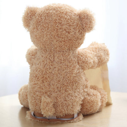 Kuschelbär – Tröstender Kuschelfreund mit Komforttuch für Kinder