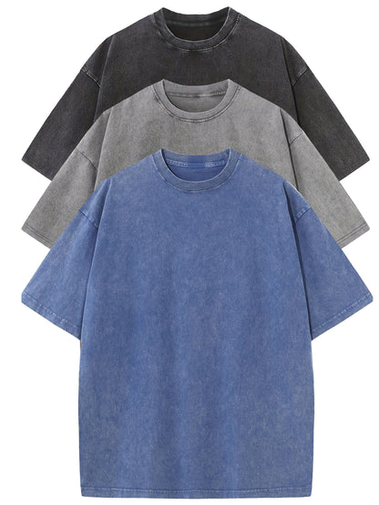 Entspannte Herren T-Shirts 3er-Pack – Weicher und Nachhaltiger Tragekomfort