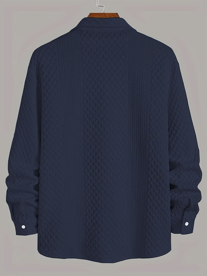 Herren Stretch Tricot Hemd - Moderner Komfort mit klassischem Twist
