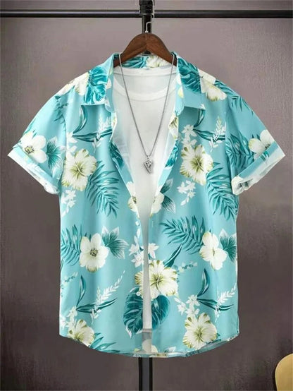 TropicWave Palmprint Hemd – Frisch und Stilvoll für Herren