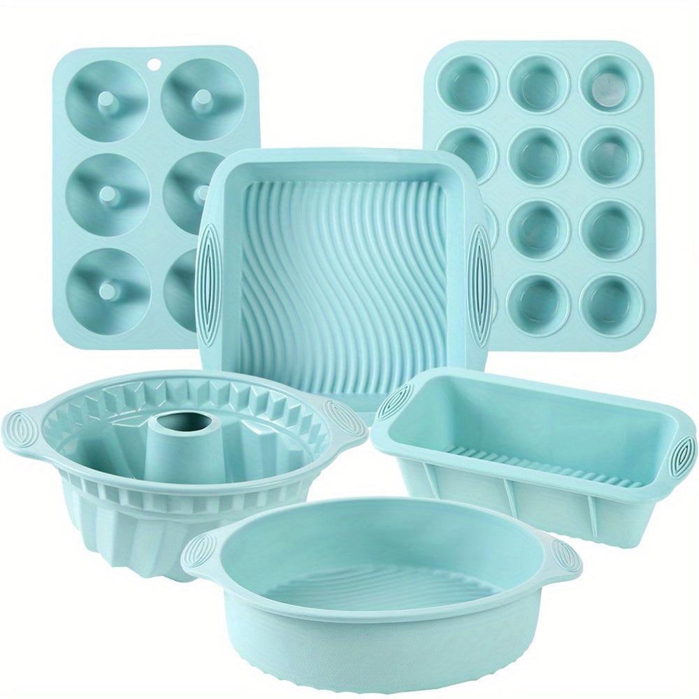 Komplettes Silikon-Backformen-Set – Flexibel, Langlebig und Einfach zu Benutzen