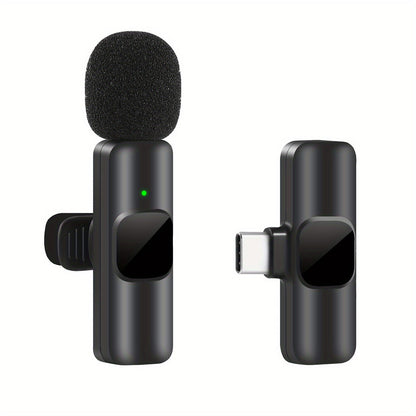 Professionelles drahtloses Lavalier-Mikrofon - Perfekt für Videoaufnahmen und Live-Streaming