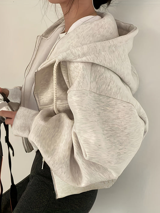 CozyVibe Zip-Up Hoodie – Komfort und lässiger Chic