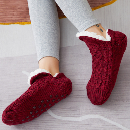 CozyFeet Stricksocken – Kuschelig und Rutschfest