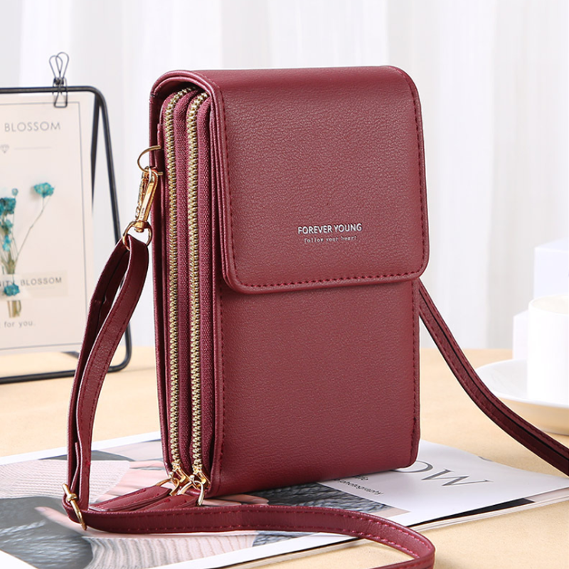 Touchscreen-Handtasche mit Geldbörse-Funktion – Kompakte Crossbody für den täglichen Gebrauch