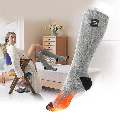 ThermoGlow Aufladbare Heizsocken – Warm und Bequem