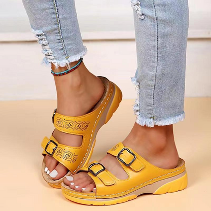 Bequeme Sommerschuhe – Verstellbar und Rutschfest