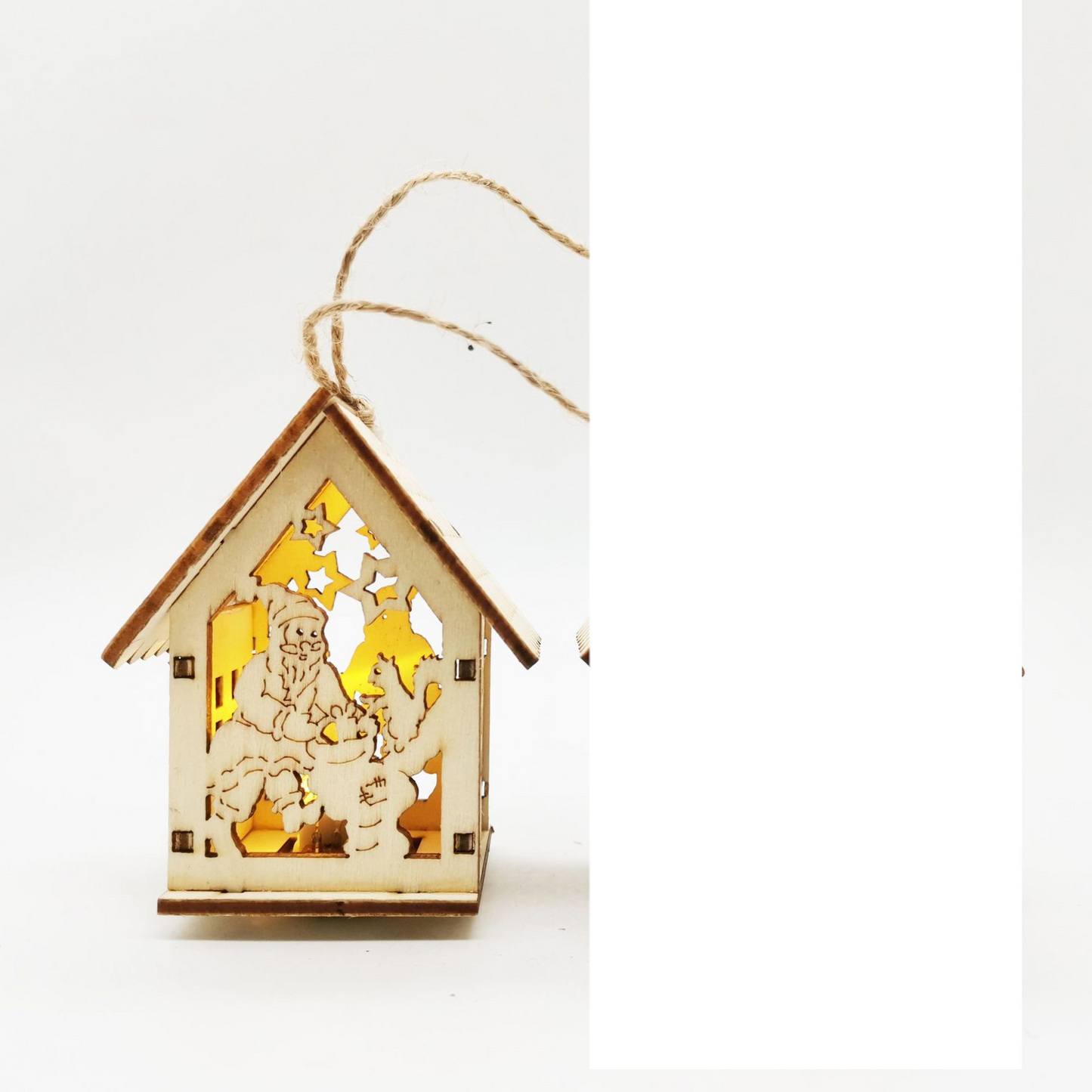 Holz-Weihnachtsdekorations-Set – Magisch und Stimmungsvoll