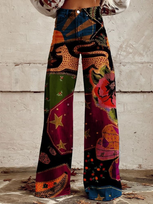 Luna Bohemian Denimhose – Für einen farbenfrohen und kreativen Flair