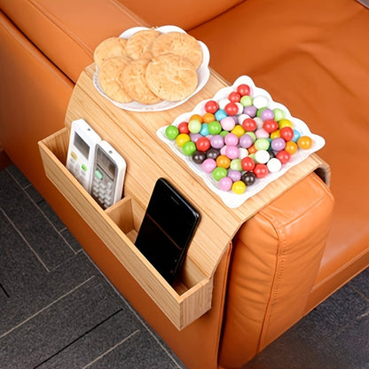 Natürlicher Armlehnen Tablett – Kompakt und Funktional