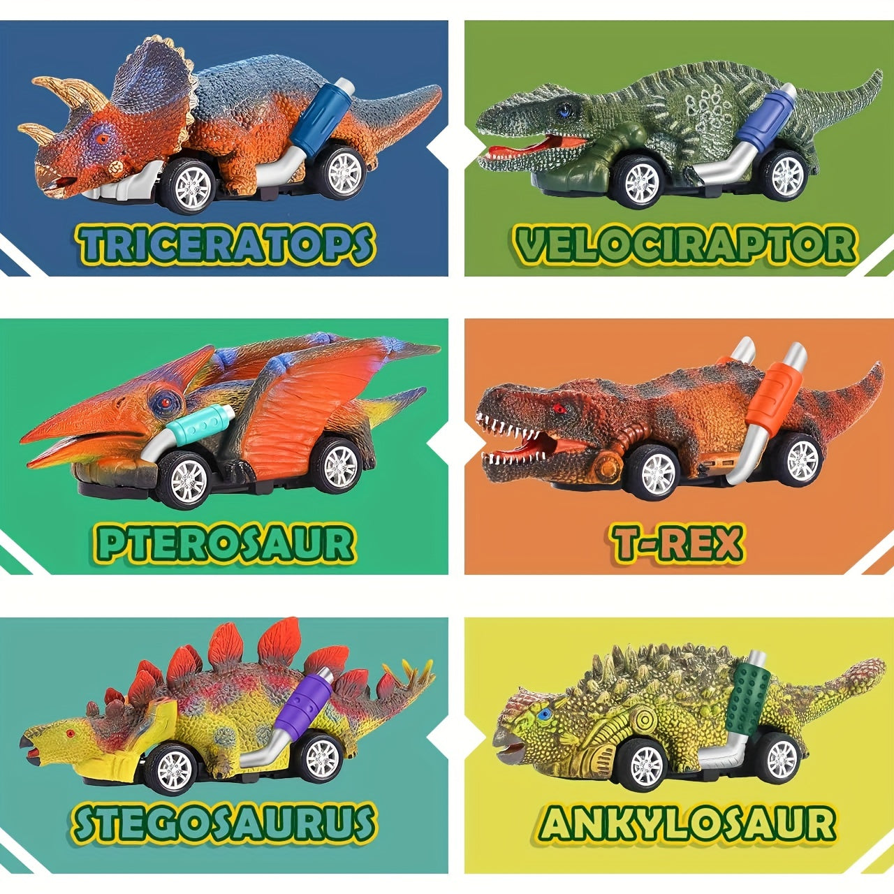 Dino Racer Spielset - Flinke Dino Fahrzeuge für Abenteuerlustige Kinder