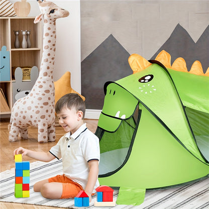 Kinder-Dinosaurier, Hai & Bären Pop-Up Spielzelt-Set mit UPF 50 – Atmungsaktiv & Tragbar für Babys & Kleinkinder