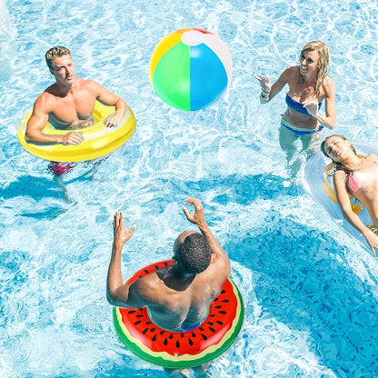 Frucht-Themen Aufblasbare Poolfloats – Set aus 3 strapazierfähigen Ringen