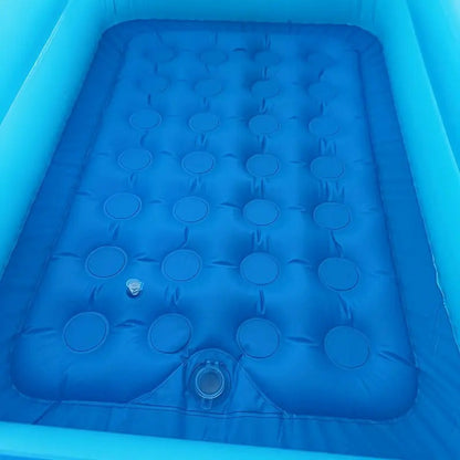 Ozean Splash Aufblasbares Kinderbecken – Dickes PVC für Spaß im Garten