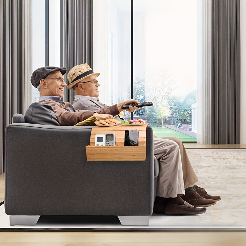 Natürlicher Armlehnen Tablett – Kompakt und Funktional