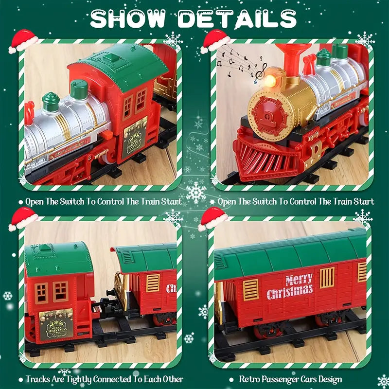 Merry Express Festliche Eisenbahnset – Magisches Spielzeug für Abenteurer