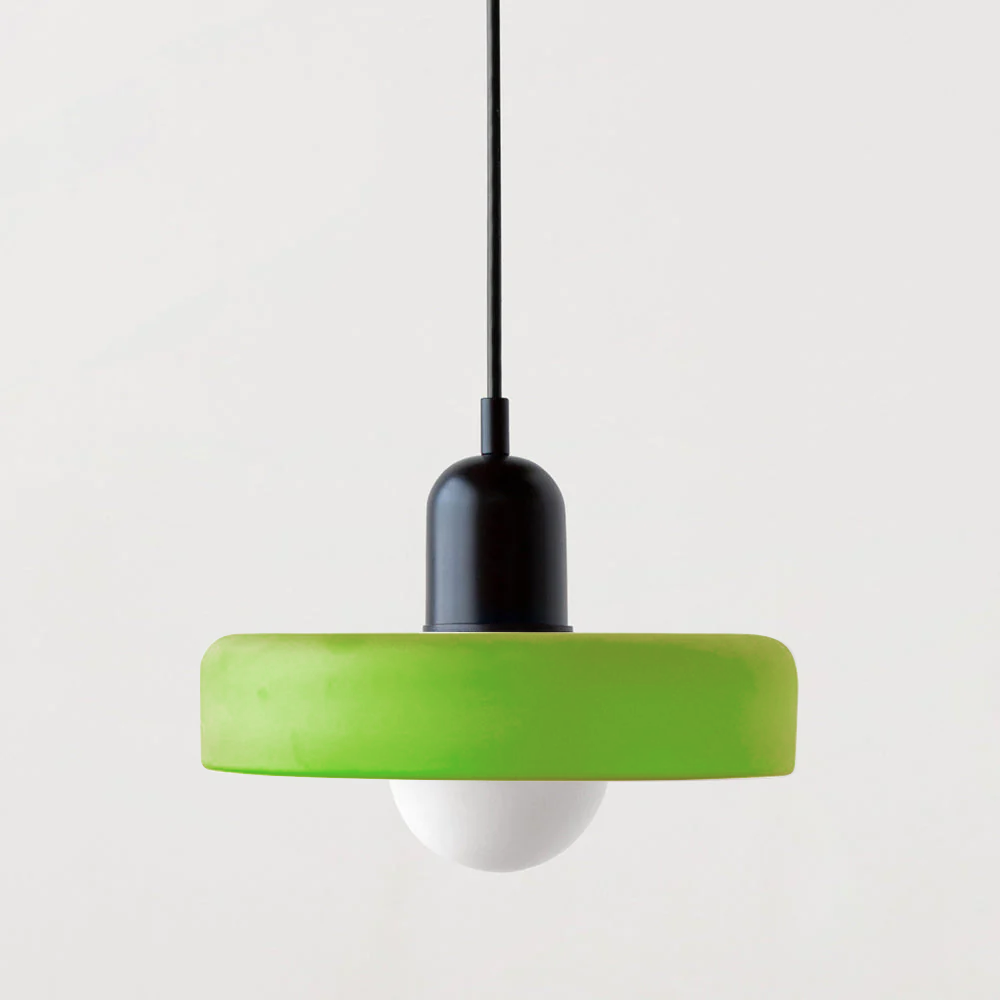 ColorLoop Pendelleuchte – Kunstzinnige Bauhaus-Hängeleuchte mit Warmlicht