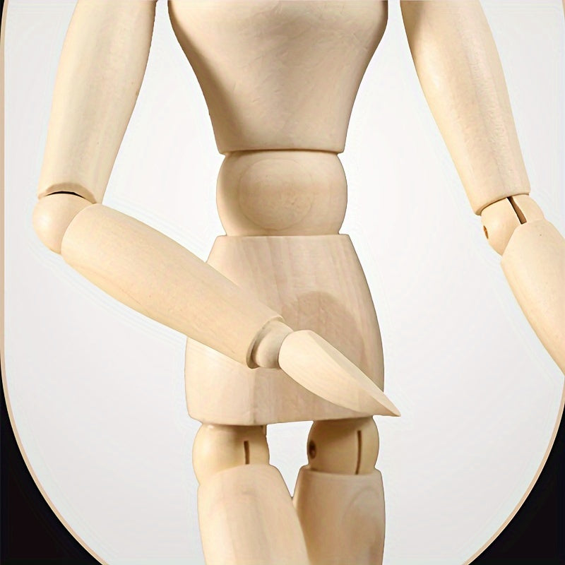 Aprikosen Holz Kunstmannequin – Flexibel und Natürlich Aussehen