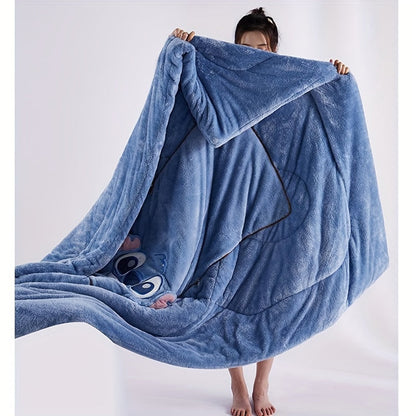 Stitch Kissen-Decke in Einem – Für Komfort und Gemütlichkeit in Einem